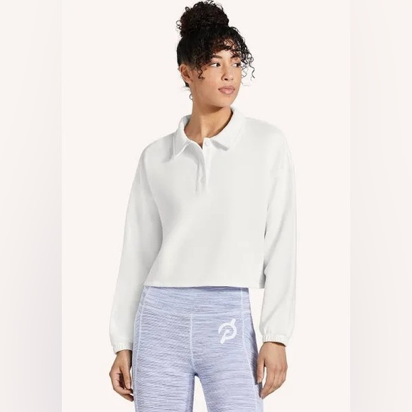 NWOT Peloton Polo Sweatshirt Pullover - Picture 5 of 11